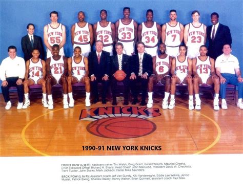 New York Knicks 1991 Roster